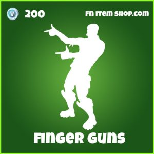Finger Guns 200 emote uncommon fortnite