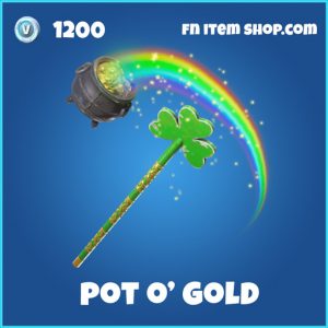Pot O' Gold 1200 rare pickaxe fortnite pot o gold