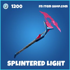 spintered light rare fortnite pickaxe