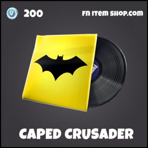 Caped Crusader batman DC fortnite music