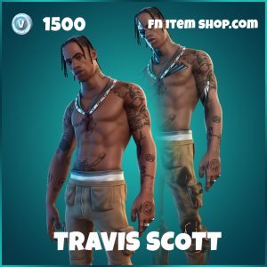 Travis Scott fortnite epic icon skin
