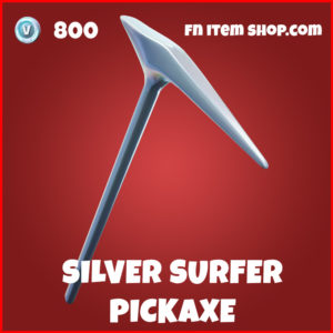 Silver Surfer pickaxe marvel fortnite pickaxe