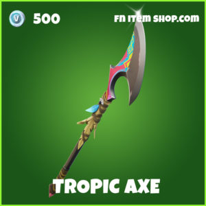 Tropic Axe uncommon fortnite pickaxe