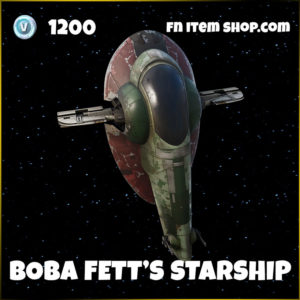 Boba Fett's Starship Fortnite Stars Wars Glider
