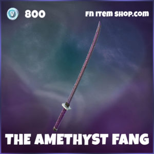 The Amethyst Fang Fortnite pickaxe
