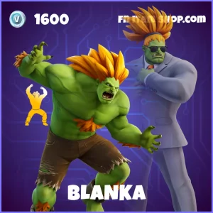 Blanka Street Fighter Fortnite Skin