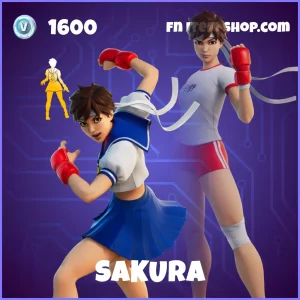Sakura Street Fighter Fortnite Skin
