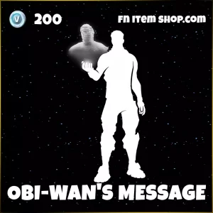 Obi-Wan Message Fortnite Emote
