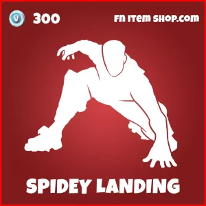 Spidey Landing Fortnite Spider-Man Emote
