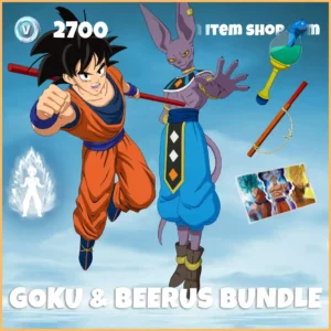 Goku & Beerus Fortnite Dragon Ball Bundle