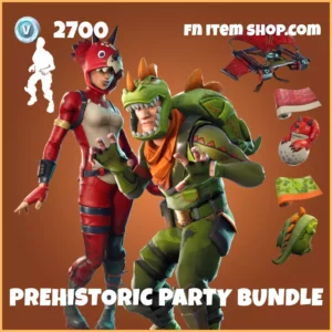 Prehistoric Party Budle in Fortnite Dino Guard