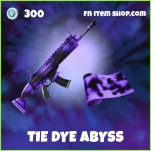 Tie Dye Abyss Fortnite Wrap