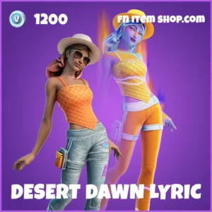 Desert Dawn Lyric Fortnite Coachella Skin