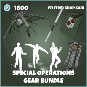 Special Operations Gear Bundle Attack on Titan pack in Fortnite
