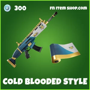 Cold Blooded Style fortnite wrap