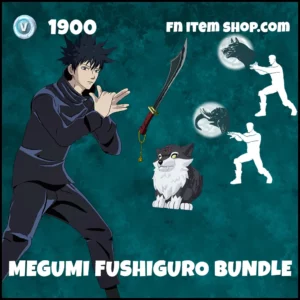 Megumi Fushiguro Bundle Jujutsu Kaisen Pack in Fortnite