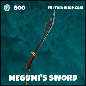 Megumi's Sword Jujutsu Kaisen Pickaxe in Fortnite