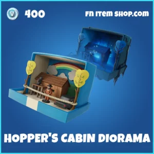 Hopper's Cabin Diorama Fortnite Stranger Things Backpack